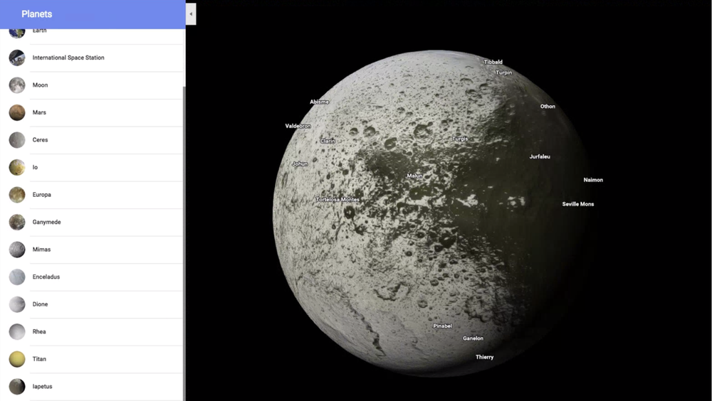 moon landing site google maps